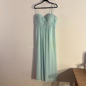Bill Levkoff Sea Foam Dress